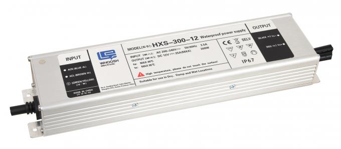 Nguồn điện chống thấm 25A IP67 Biến áp 300W 12V cho đèn LED 0