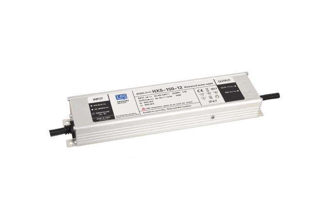 150W 12.5A IP67 Nguồn điện không thấm nước Bộ điều khiển LED điện áp không đổi 12V 0